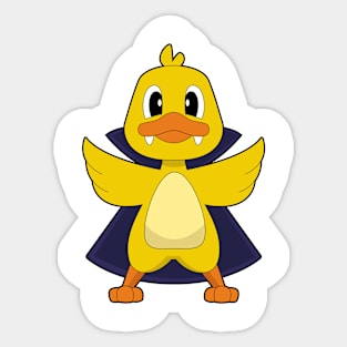 Duck Vampire Sticker